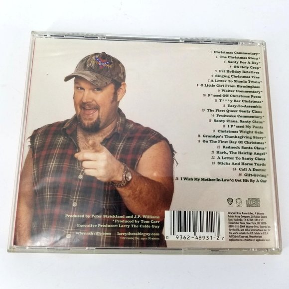 A Very Larry Christmas Music Audio CD Album Radio Cable Guy Holiday Funny 2004 - Picture 2 of 8